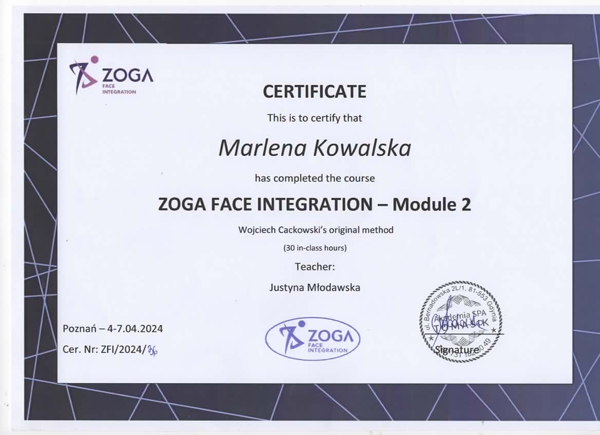 Zoga Face Integration — Moduł 2