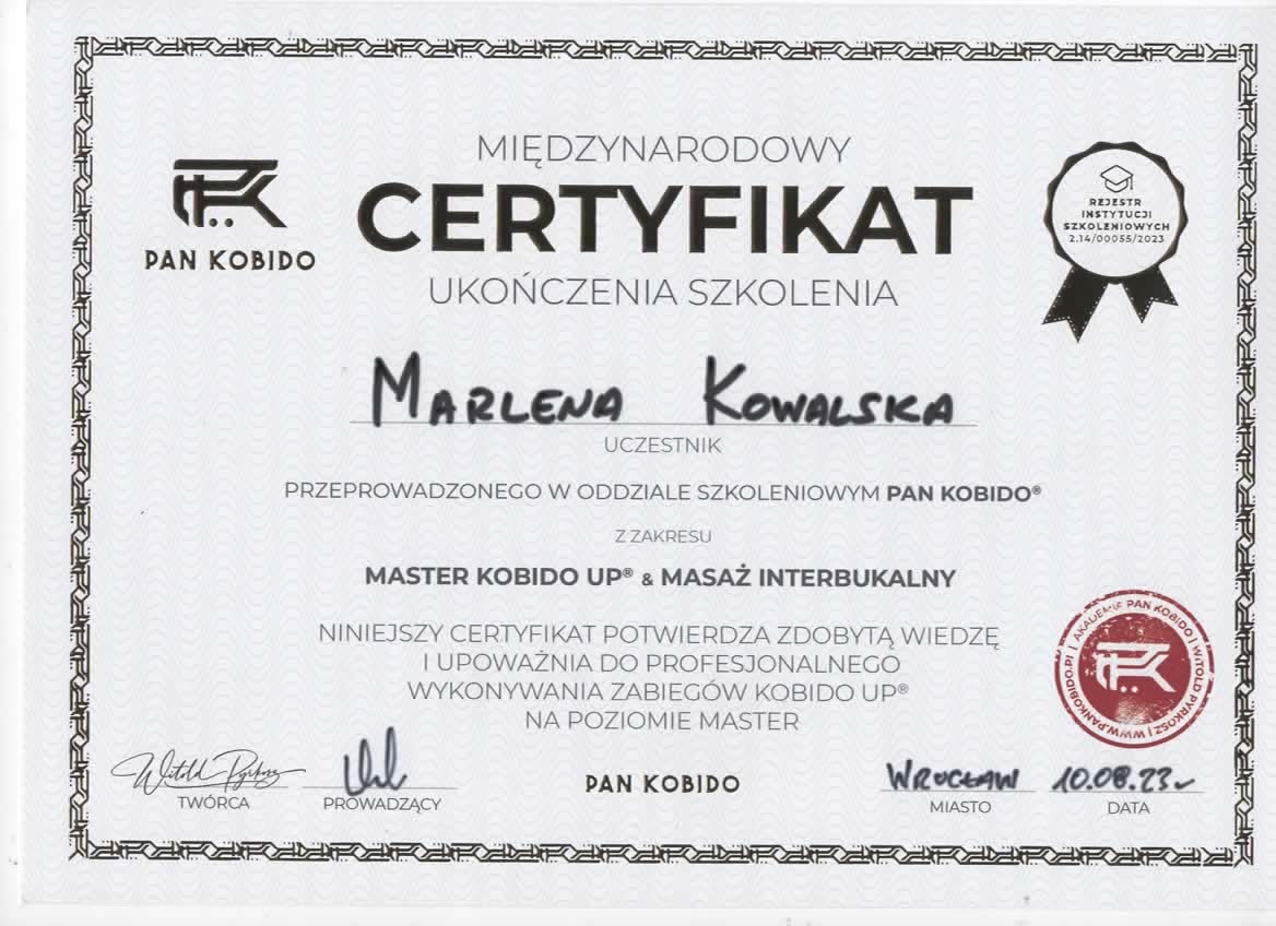 Pan Kobido — Master Kobido UP