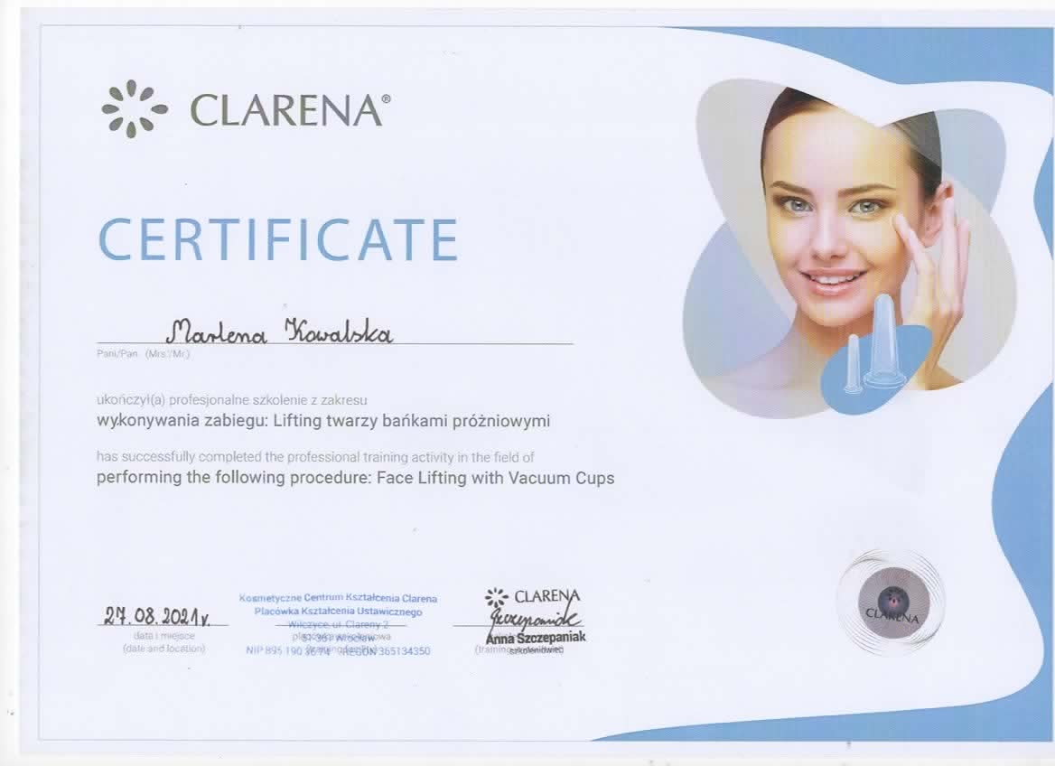 Clarena — Lifting bańkami próżniowymi